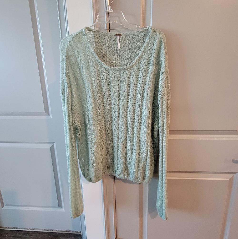 Free People Pullover Sweater - Mint
